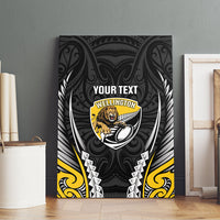 Wellington 2026 Rugby Custom Canvas Wall Art NZ Maori Silver Fern LT14 - Polynesian Pride