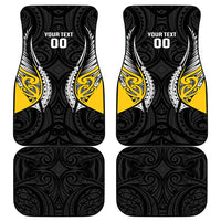 Wellington 2026 Rugby Custom Car Mats NZ Maori Silver Fern LT14 - Polynesian Pride