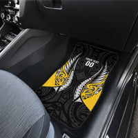 Wellington 2026 Rugby Custom Car Mats NZ Maori Silver Fern LT14 - Polynesian Pride