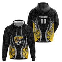 Wellington 2026 Rugby Custom Hoodie NZ Maori Silver Fern LT14 - Polynesian Pride