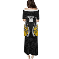 Wellington 2026 Rugby Custom Puletasi NZ Maori Silver Fern LT14 - Polynesian Pride
