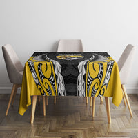 Wellington 2026 Rugby Custom Tablecloth NZ Maori Silver Fern