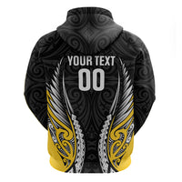 Wellington 2026 Rugby Custom Zip Hoodie NZ Maori Silver Fern LT14 - Polynesian Pride