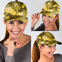 Yellow Banana Leaf Hawaii Classic Cap Lau Maia Plumeria Tropical Summer Vibes