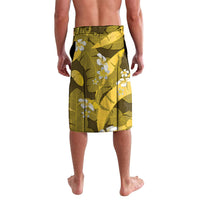 Yellow Banana Leaf Hawaii Lavalava Lau Maia Plumeria Tropical Summer Vibes