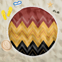 Kaokao Maori Tukutuku Inspired New Zealand Beach Blanket LT14 One Size 150cm Multicolor - Polynesian Pride