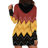 Kaokao Maori Tukutuku Inspired New Zealand Hoodie Dress LT14 - Polynesian Pride