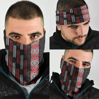 Roimata Toroa Maori Taniko Inspired New Zealand Neck Gaiter LT14 - Polynesian Pride