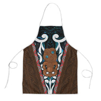 New Zealand Whakairo Apron Tiki Maori Carving Taniko Motifs LT14 Multicolor - Polynesian Pride