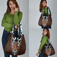 New Zealand Whakairo Grocery Bag Tiki Maori Carving Taniko Motifs LT14 - Polynesian Pride