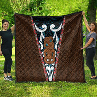 New Zealand Whakairo Quilt Tiki Maori Carving Taniko Motifs LT14 - Polynesian Pride