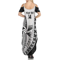 Custom Fiji Rugby Family Matching Summer Maxi Dress and Hawaiian Shirt Go Champions Fijian Tapa Cloth