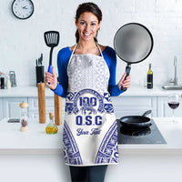 Personalised Queen Salote College Apron Kolisi Fefine 100th Anniversary Kupesi White - Polynesian Pride