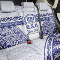 Personalised Queen Salote College Back Car Seat Cover Kolisi Fefine 100th Anniversary Kupesi White - Polynesian Pride