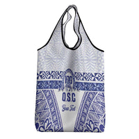 Personalised Queen Salote College Grocery Bag Kolisi Fefine 100th Anniversary Kupesi White LT14 - Polynesian Pride
