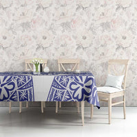 Personalised Queen Salote College Tablecloth Kolisi Fefine 100th Anniversary Kupesi White - Polynesian Pride