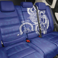 Personalised Queen Salote College Back Car Seat Cover QSC Est 1926 Ngatu Pattern - Polynesian Pride