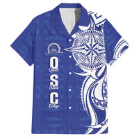 Personalised Queen Salote College Family Matching Tank Maxi Dress and Hawaiian Shirt QSC Est 1926 Ngatu Pattern - Polynesian Pride