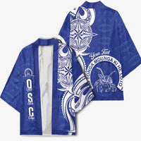 Personalised Queen Salote College Kimono QSC Est 1926 Ngatu Pattern - Polynesian Pride