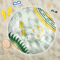 Samoa Ua Potopoto Beach Blanket SUP Est 2025 Samoan Pattern - Polynesian Pride