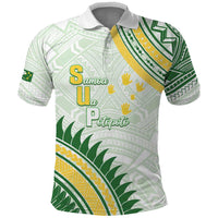 Personalised Samoa Ua Potopoto Polo Shirt SUP Est 2025 Samoan Pattern - Polynesian Pride