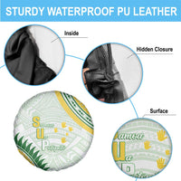 Samoa Ua Potopoto Spare Tire Cover SUP Est 2025 Samoan Pattern - Polynesian Pride