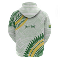 Personalised Samoa Ua Potopoto Zip Hoodie SUP Est 2025 Samoan Pattern - Polynesian Pride