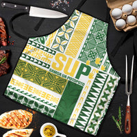 Samoa Uniting Party Apron SUP Est 2025 Siapo Pattern - Polynesian Pride