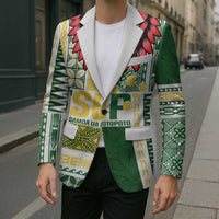 Samoa Uniting Party Blazer SUP Est 2025 Siapo Pattern - Polynesian Pride