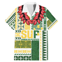 Samoa Uniting Party Family Matching Mermaid Dress and Hawaiian Shirt SUP Est 2025 Siapo Pattern - Polynesian Pride