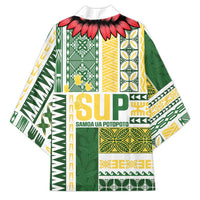Samoa Uniting Party Kimono SUP Est 2025 Siapo Pattern - Polynesian Pride