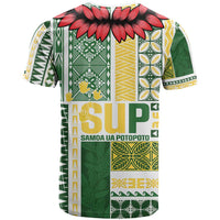 Samoa Uniting Party T Shirt SUP Est 2025 Siapo Pattern - Polynesian Pride
