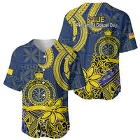 Niue Peniamina Gospel Day Baseball Jersey Unique Niean Hiapo LT14 - Polynesian Pride