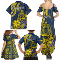 Personalised Niue Peniamina Gospel Day Family Matching Summer Maxi Dress and Hawaiian Shirt Unique Niean Hiapo LT14 - Polynesian Pride