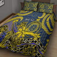 Personalised Niue Peniamina Gospel Day Quilt Bed Set Unique Niean Hiapo LT14 - Polynesian Pride