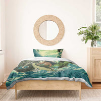 Aotearoa Tangaroa Atua Bedding Set New Zealand God Of The Ocean