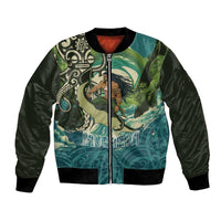 Aotearoa Tangaroa Atua Bomber Jacket New Zealand God Of The Ocean