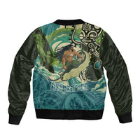 Aotearoa Tangaroa Atua Bomber Jacket New Zealand God Of The Ocean