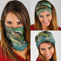 Aotearoa Tangaroa Atua Neck Gaiter New Zealand God Of The Ocean - Polynesian Pride
