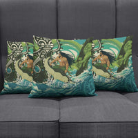 Aotearoa Tangaroa Atua Pillow Cover New Zealand God Of The Ocean - Polynesian Pride