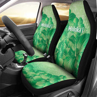 Aloha Hawaii Molokai Island Car Seat Cover Hibiscus Tribal Honu Hawaiian Tattoo Green