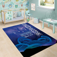 Personalised Matariki New Zealand Area Rug Maori New Year Galaxy Koru Pattern LT14 - Polynesian Pride