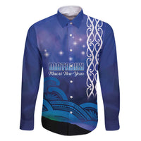 Personalised Matariki New Zealand Family Matching Mermaid Dress and Hawaiian Shirt Maori New Year Galaxy Koru Pattern
