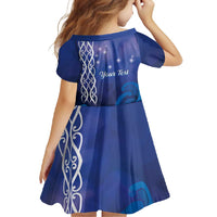 Personalised Matariki New Zealand Family Matching Tank Maxi Dress and Hawaiian Shirt Maori New Year Galaxy Koru Pattern