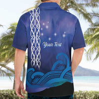 Personalised Matariki New Zealand Hawaiian Shirt Maori New Year Galaxy Koru Pattern
