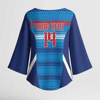 Philippines Football 2026 Kimono Sleeve Blouse Come On Filipinas LT14 - Polynesian Pride