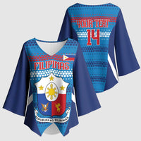 Philippines Football 2026 Kimono Sleeve Blouse Come On Filipinas LT14 - Polynesian Pride