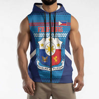 Philippines Football 2026 Sleeveless Zip Hoodie Come On Filipinas LT14 - Polynesian Pride