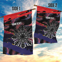 Philippines Sun Tattoo Garden Flag Feathers Filipinas Grunge Style Black LT14 - Polynesian Pride