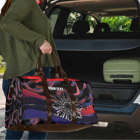 Philippines Sun Tattoo Travel Bag Feathers Filipinas Grunge Style Black LT14 - Polynesian Pride